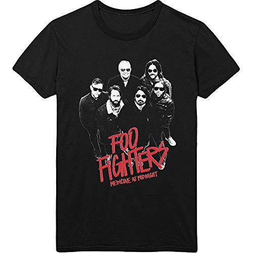 FOO FIGHTERS - MAM PHOTO BLACK T-Shirt Small - MAM PHOTO