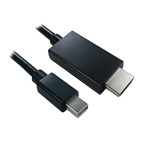 CABLES DIRECT - 2M MINI DIS PORT (M) - HDMI (M) BLK