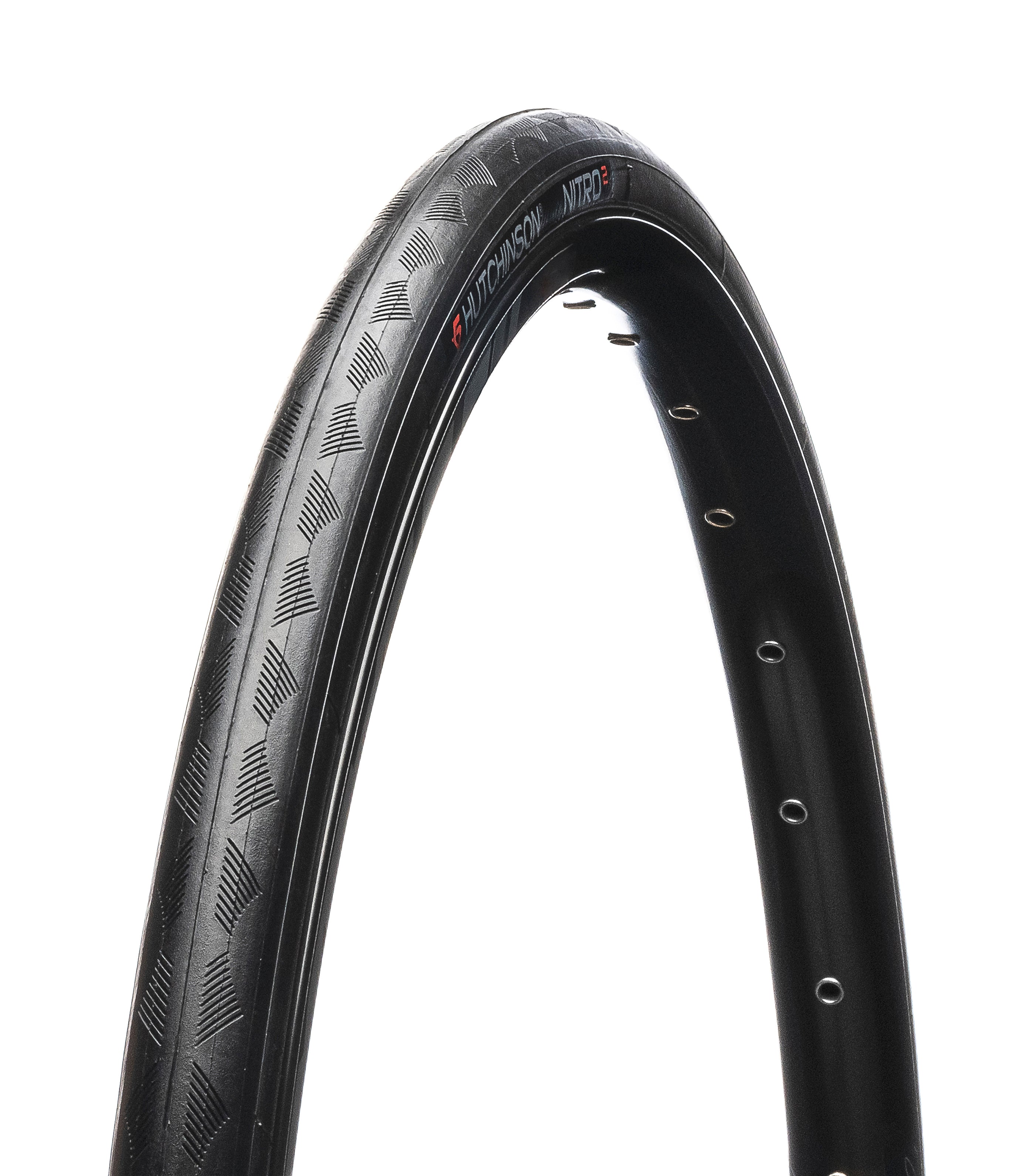 Hutchinson Nitro 2 Road Tyre (Black, 700 x 25, TT, WB)