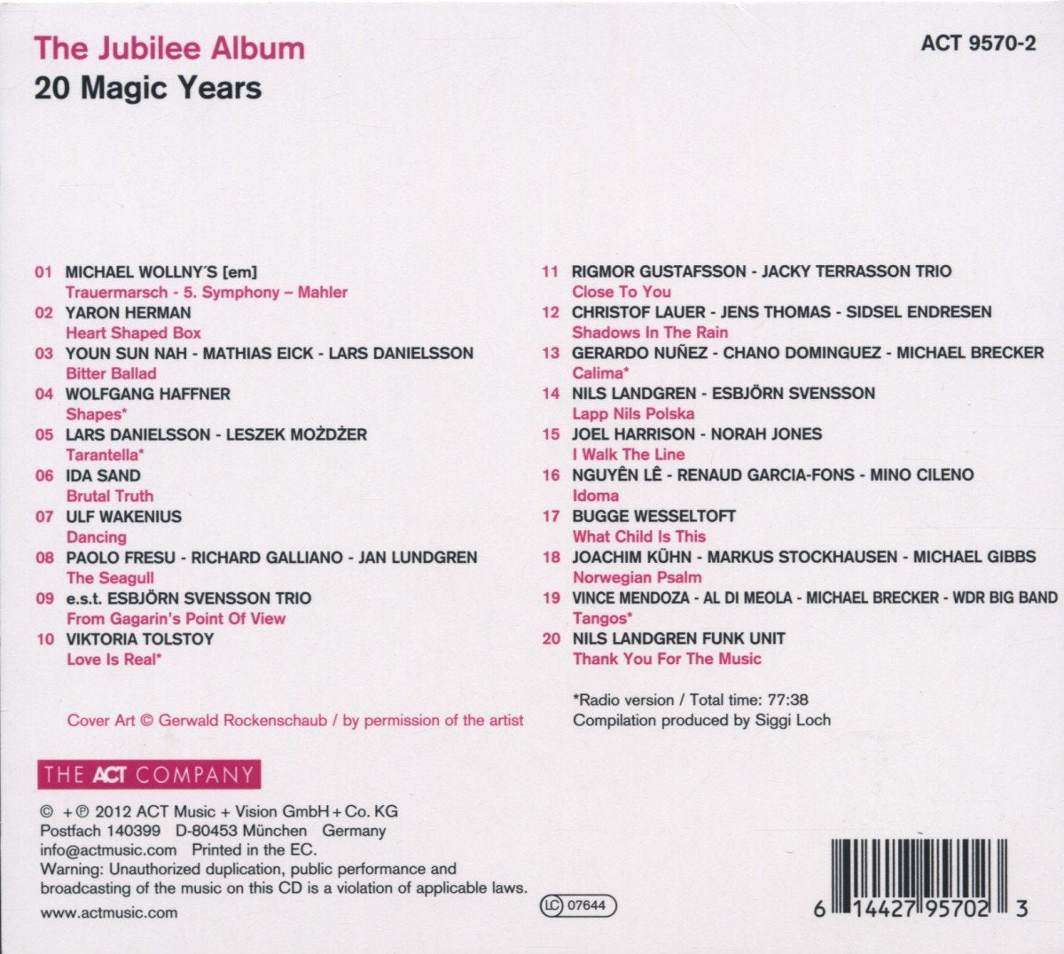 Jubilee Album:20 Magic Years