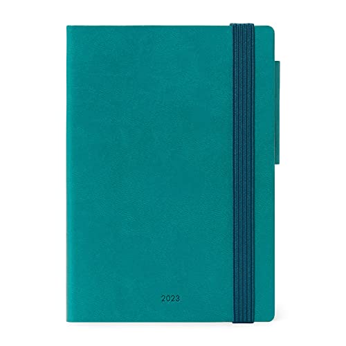 Small Daily Diary 12 Month 2023 - Petrol Blue Stationery