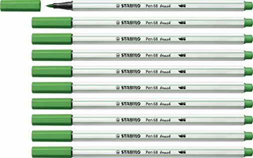 Cf10 Stabilo Pen 68 Brush Verde
