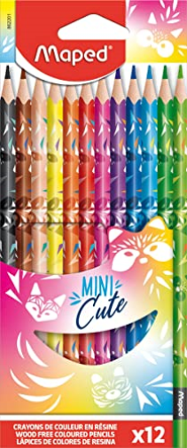 Cf 12 Mini Cute Matite Colorate