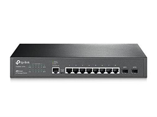 TP-Link TL-SG3210 Managed L2 Gigabit Ethernet (10/100/1000) Power over Ethernet (PoE) Black