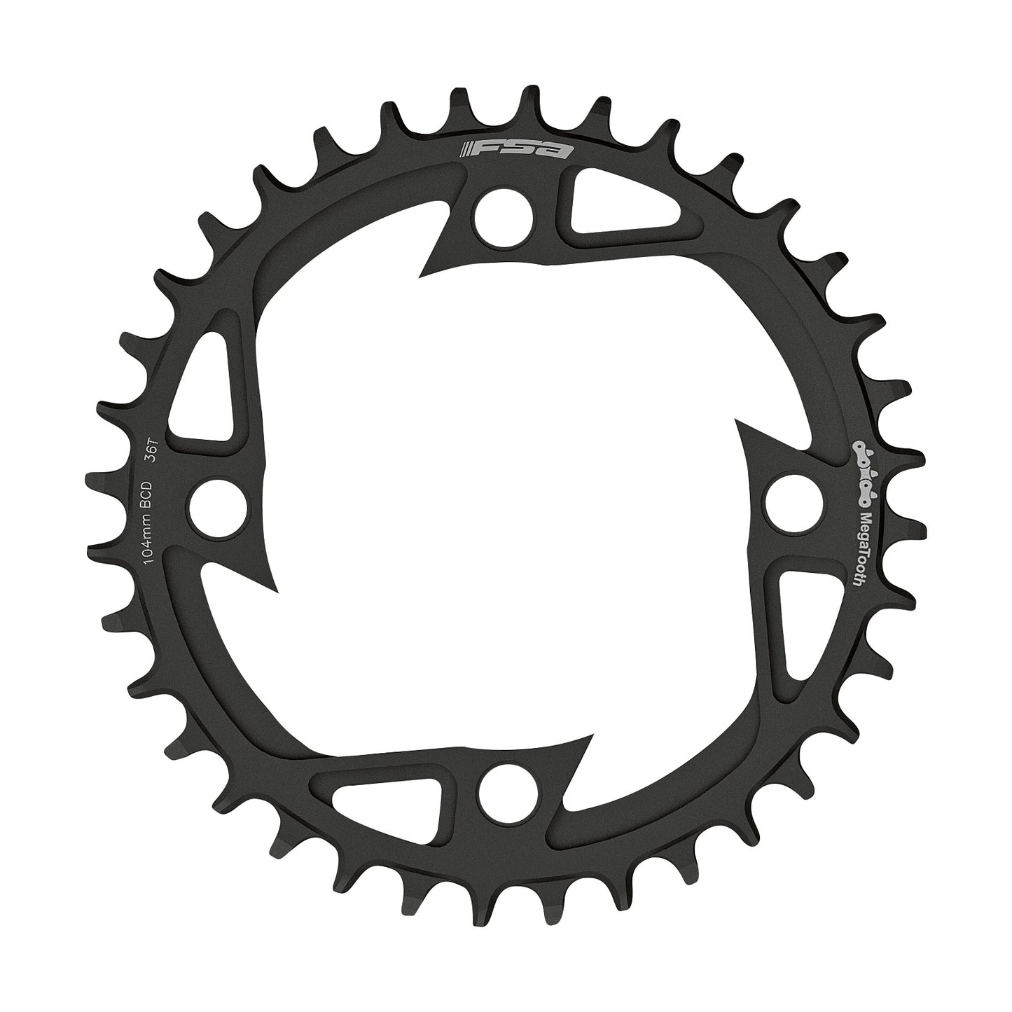 Bosch Ebike Alloy Chainring (1x11, 104x42T, G3/4, V-Shape)
