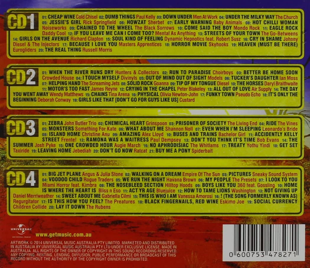 80 From Australia-V/A -4Cd