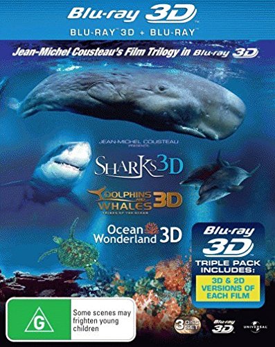 Dolphins and Whales / Ocean Wonderland / Sharks (3D Blu-ray/Blu-ray) Blu-ray