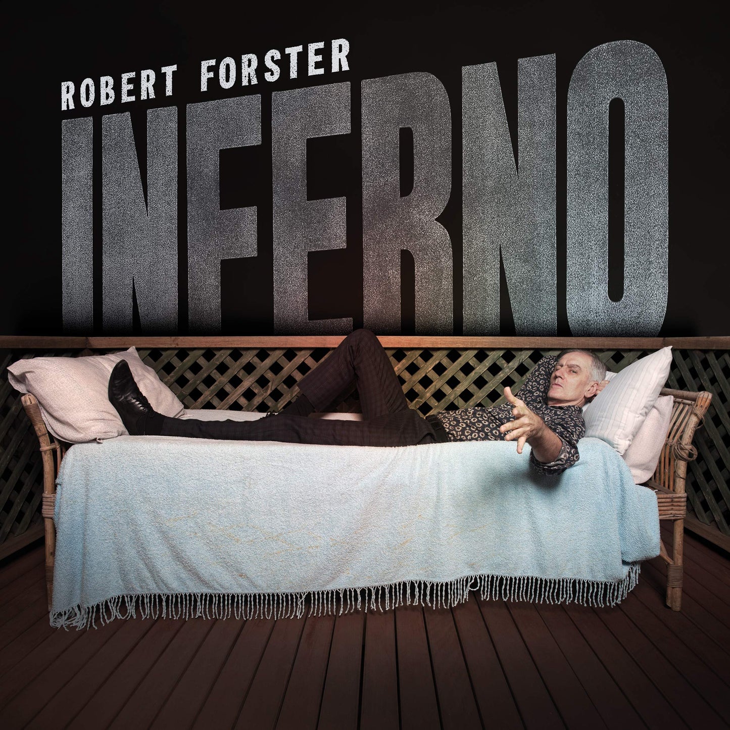 LP-ROBERT FORSTER-INFERNO -WHITE VINYL-