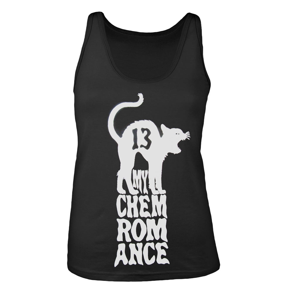 MY CHEMICAL ROMANCE - LUCKY 13 BLACK Tank Vest, Ladies Womens: 16
