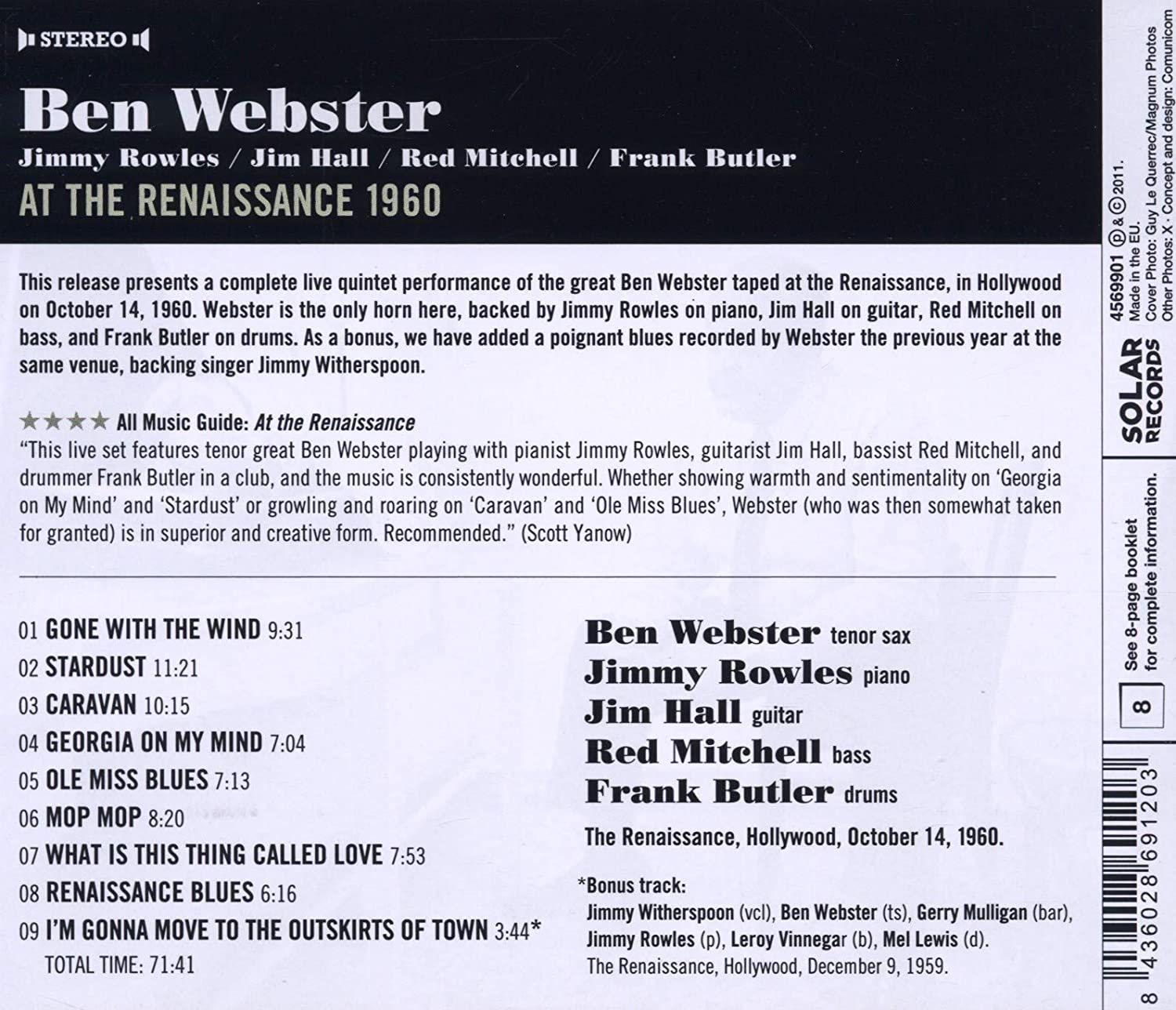 At the Renaissance 1960