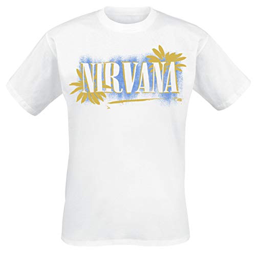 NIRVANA - ALL APOLOGIES WHITE T-Shirt, Front & Back Print Medium - ALL APOLOGIES