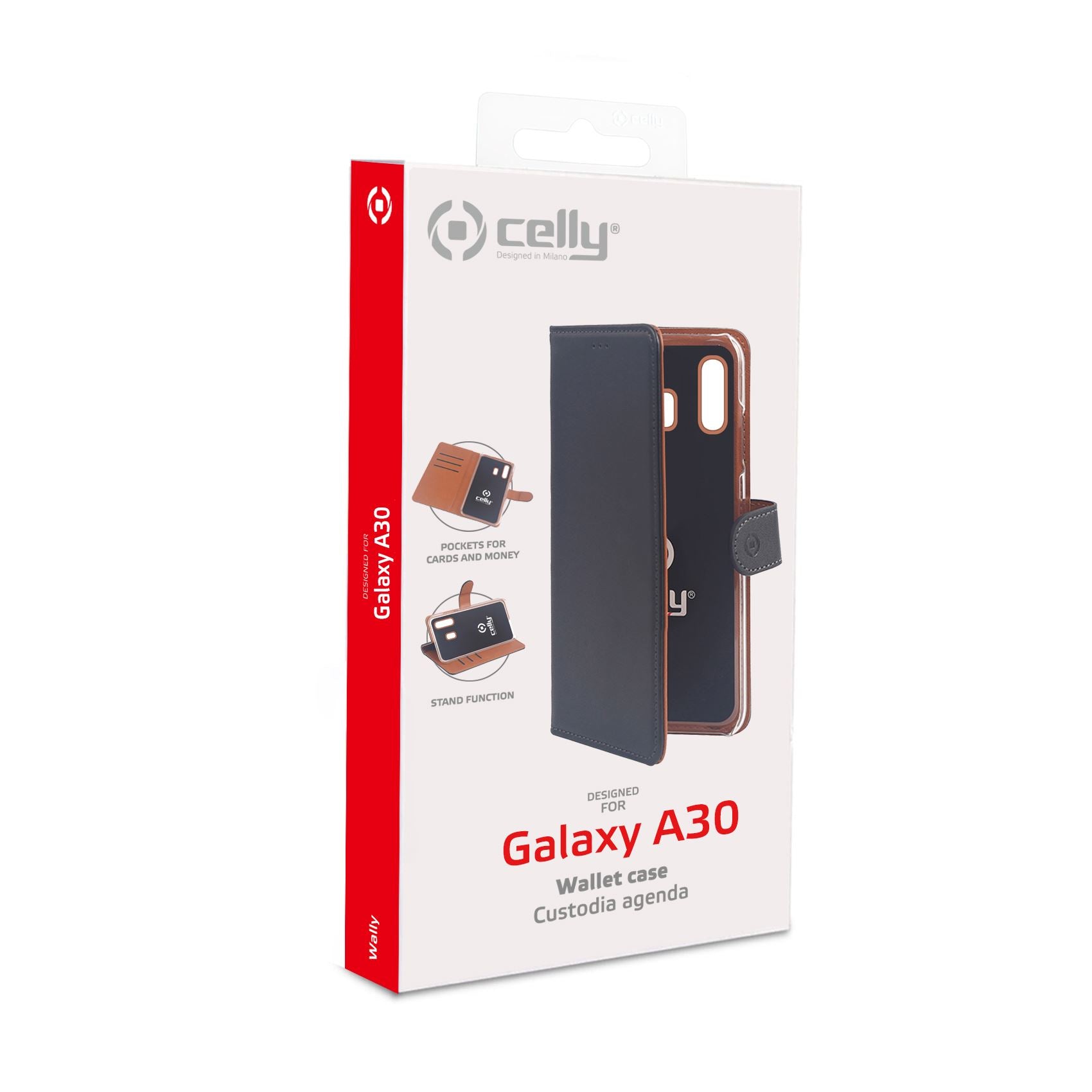 Wally Case Galaxy A30 Black