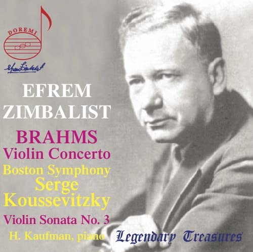 Violin Concerto, Violin Sonata No. 3 (Koussevitzky)