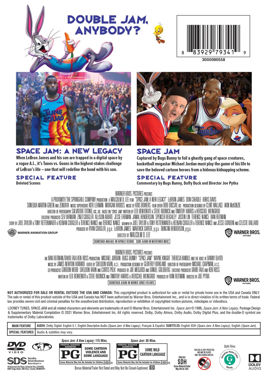 Space Jam/Space Jam: A New Legacy (Double Feature)