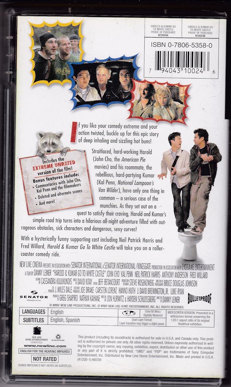 Harold & Kumar Go to White Castle (Unrated Edition)