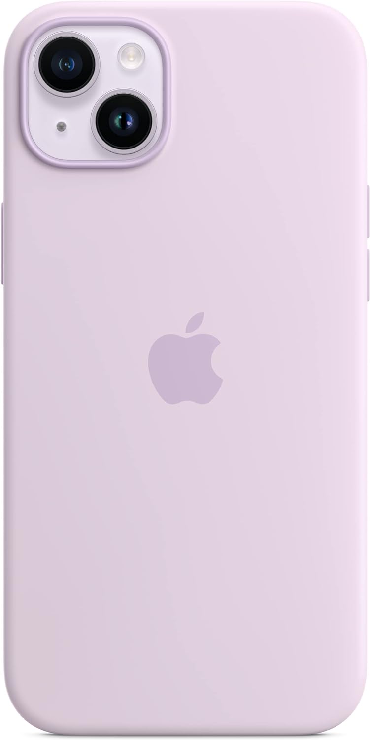 Apple - Back Cover For Mobile Phone - Magsafe Compatibility - Silicone - Lilac - For Iphone 14 Plus