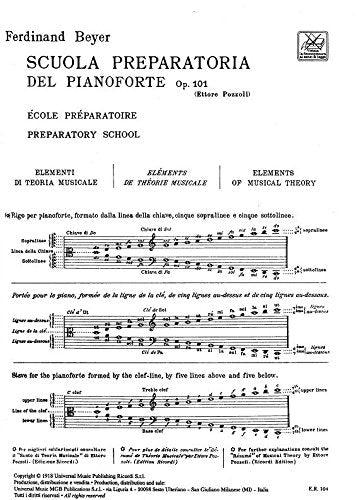 SCUOLA PREPARATORIA DEL PIANOFORTE OP. 101 PIANO