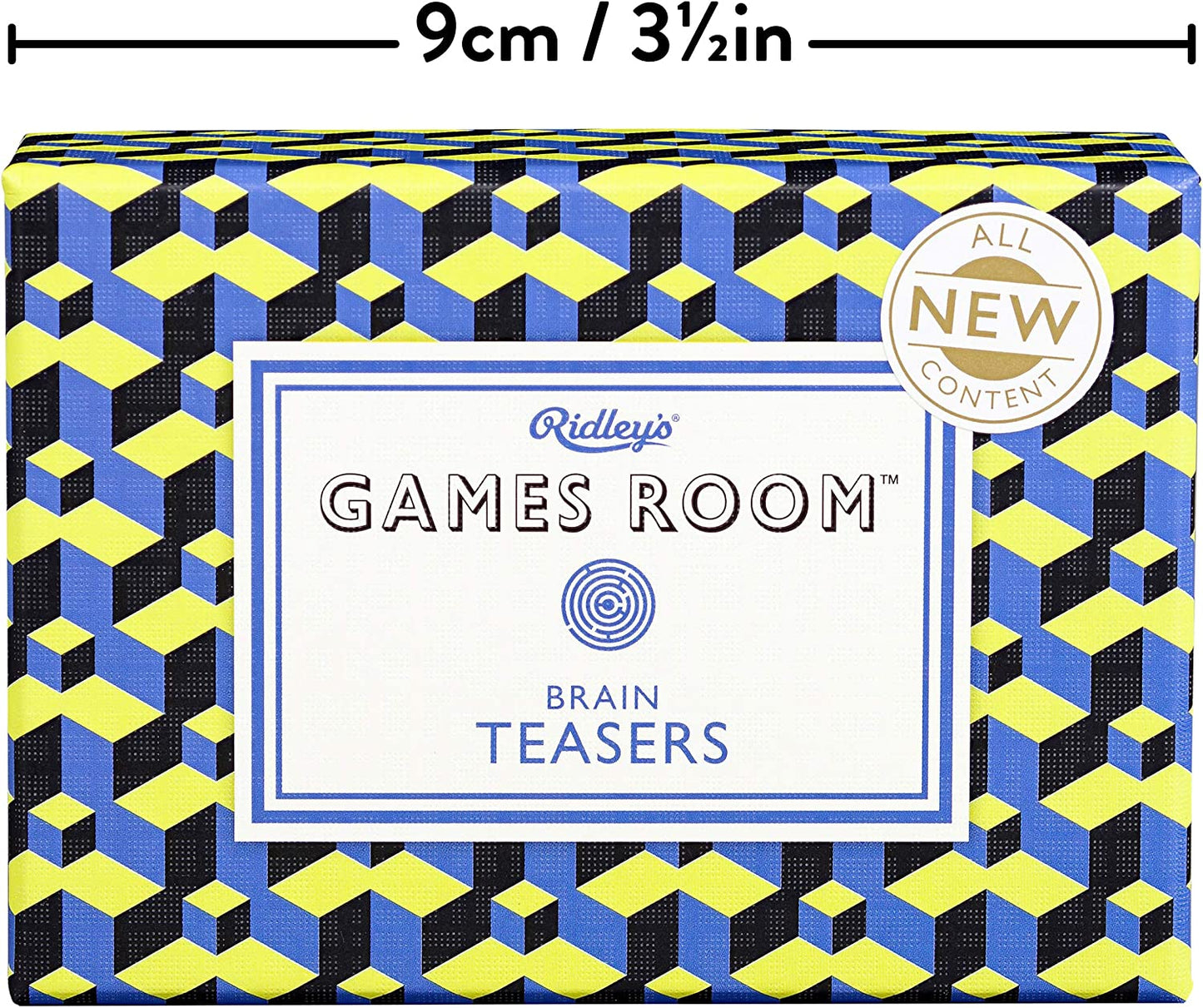 Ridley’s Brain Teasers Second Edition Trivia Card Game – General Knowledge Quiz Game for Kids and Adults – 2+ Players – Includes 140 Unique Questions Cards – Fun Family Game – Makes a Great Gift Trivi