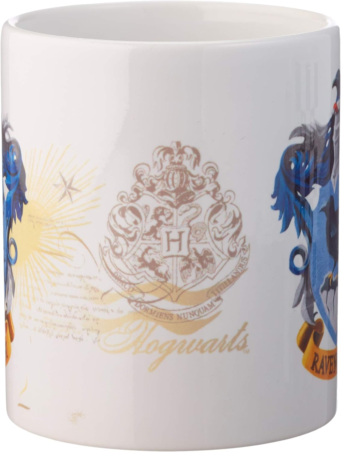 Harry Potter Ravenclaw and Hogwarts Crest Ceramic Mug in Presentation Box - Official Merchandise