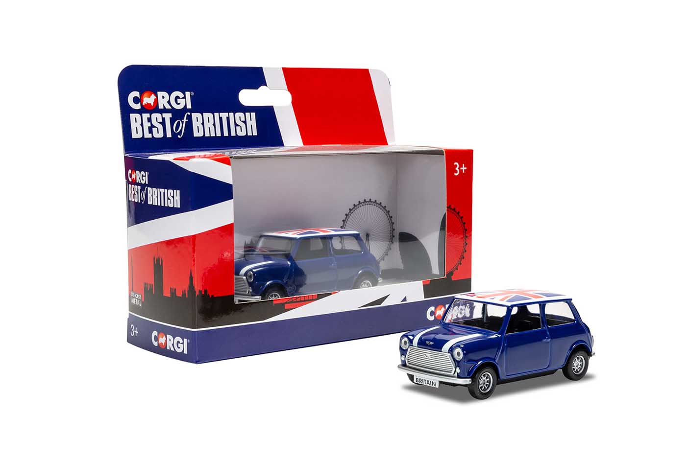 Best of British Klassischer Mini, blau