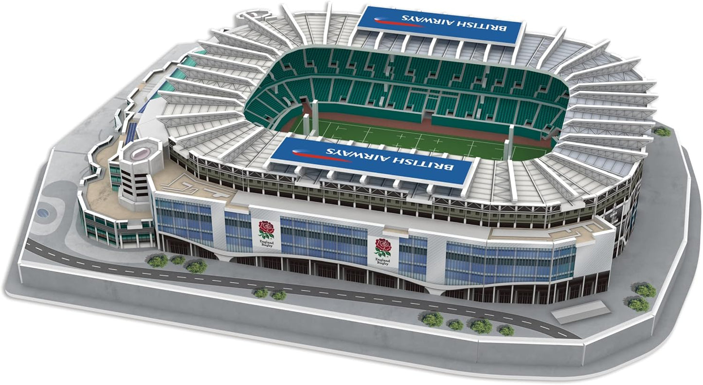Pro Lion 3D Jigsaw Puzzle of Twickenham Stadium - 105 Pieces | Home of English Rugby | England Rugby Puzzle Gifts for Adults & Kids Aged 8 & Up | Games for Creative Fans