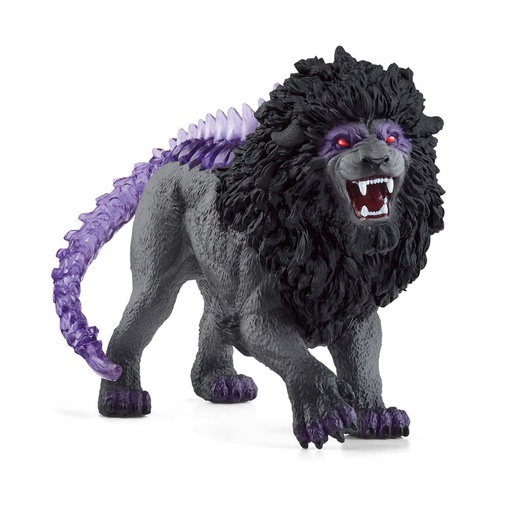 schleich ELDRADOR CREATURES 42555 Eldrador Creature Mythischer Schattenlöwe - Detaillierte und Realistische Monster Actionfigur mit Transparentem Schwanz - Eldrador Figuren ab 7 Jahren