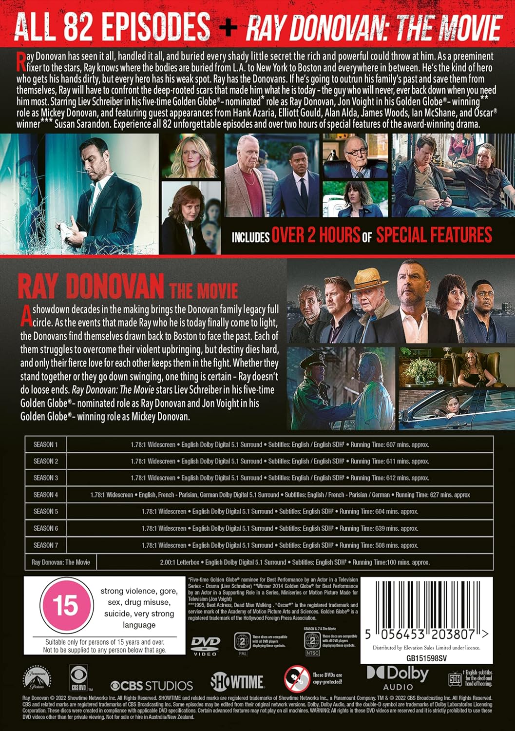 Ray Donovan: Seasons 1 - 7 Collection + movie
