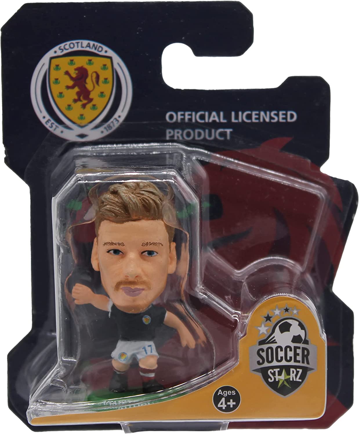 SoccerStarz Scotland Stuart Armstrong Home Kit