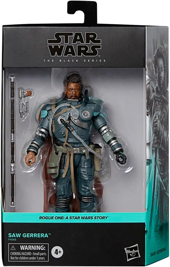 Hasbro Star Wars The Black Series Saw Gerrera Toy 6-Inch-Scale Rogue One: A Story Collectible Figure, Ages 4 and Up, Multicolor, (F4065