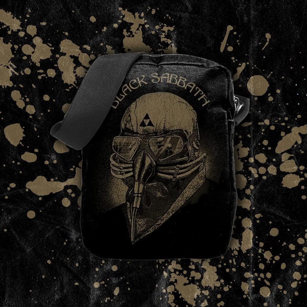 Rocksax Crossbody Bag Black Sabbath Never Day Die Messenger Bag 21cm x 16cm x 5.5cm – Officially Licensed Merchandise