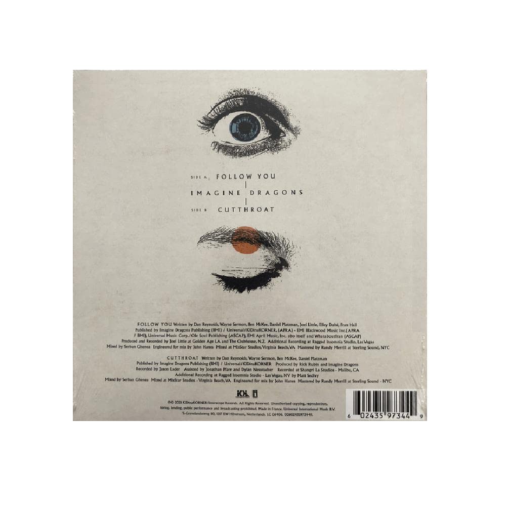 Follow You/Cutthroat (Ltd.7" Single