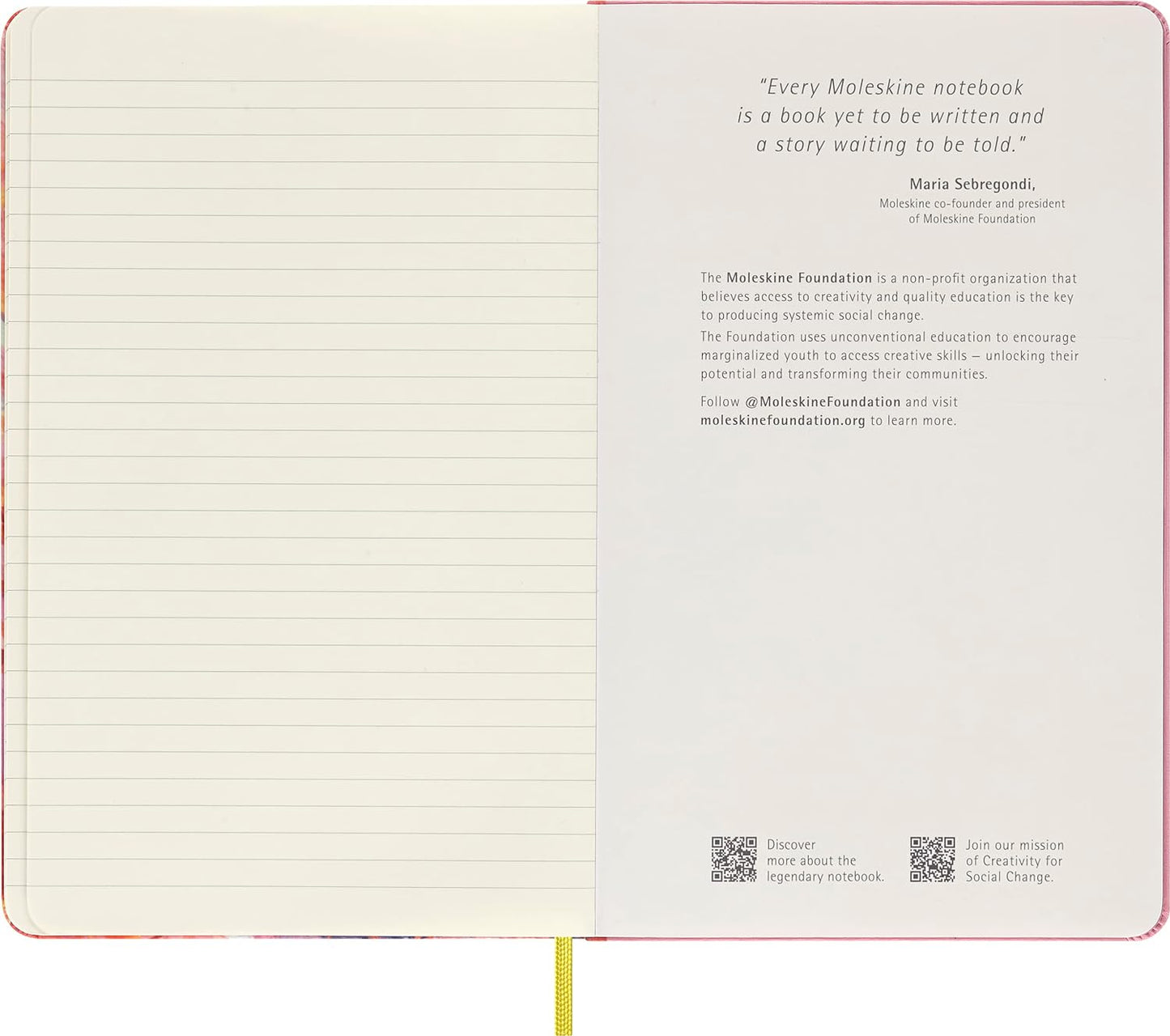 Moleskine - Limited Edition Year of the Rabbit Notebook, Ruled Layout and Fabric Hard Cover Journal, Size Large 13 x 21 cm, 176 Pages Large Angel Chen Notebook