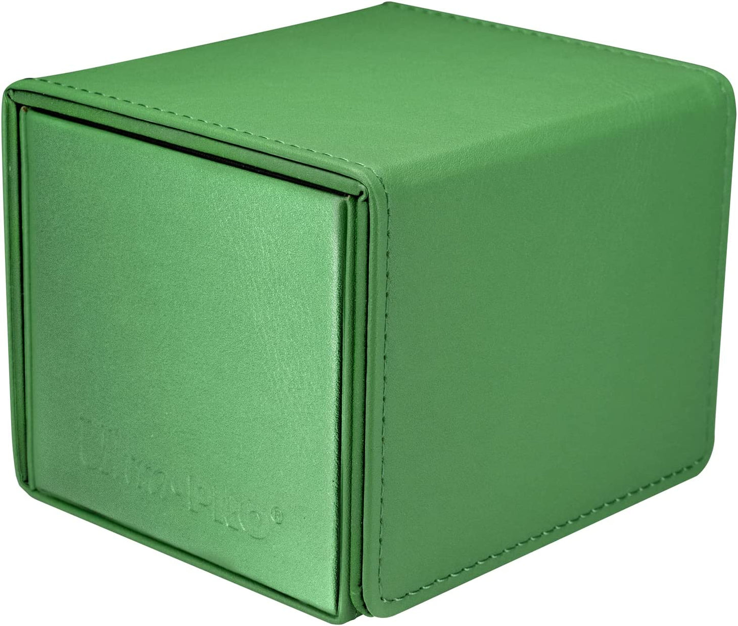 Ultra PRO - Vivid Alcove Edge Deck Box (Green) - Stores & Protects Up To 100 Standard Size Collectible Cards, Baseball Cards, Gaming Cards, Sports Cards or Any Standard Size Cards In Your Collection