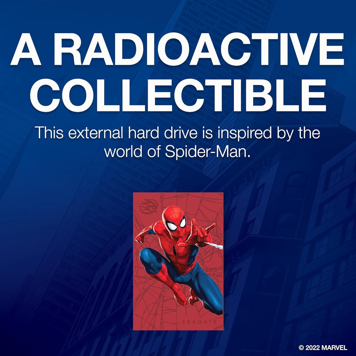 Seagate FireCuda Spider-Man Special Edition, 2 TB, External Hard Drive - USB 3.2 Gen 1, customizable LED RGB lighting White, with Rescue Services (STKL2000417) Spider-Man - HDD 2TB PC/Xbox/PS4/PS5