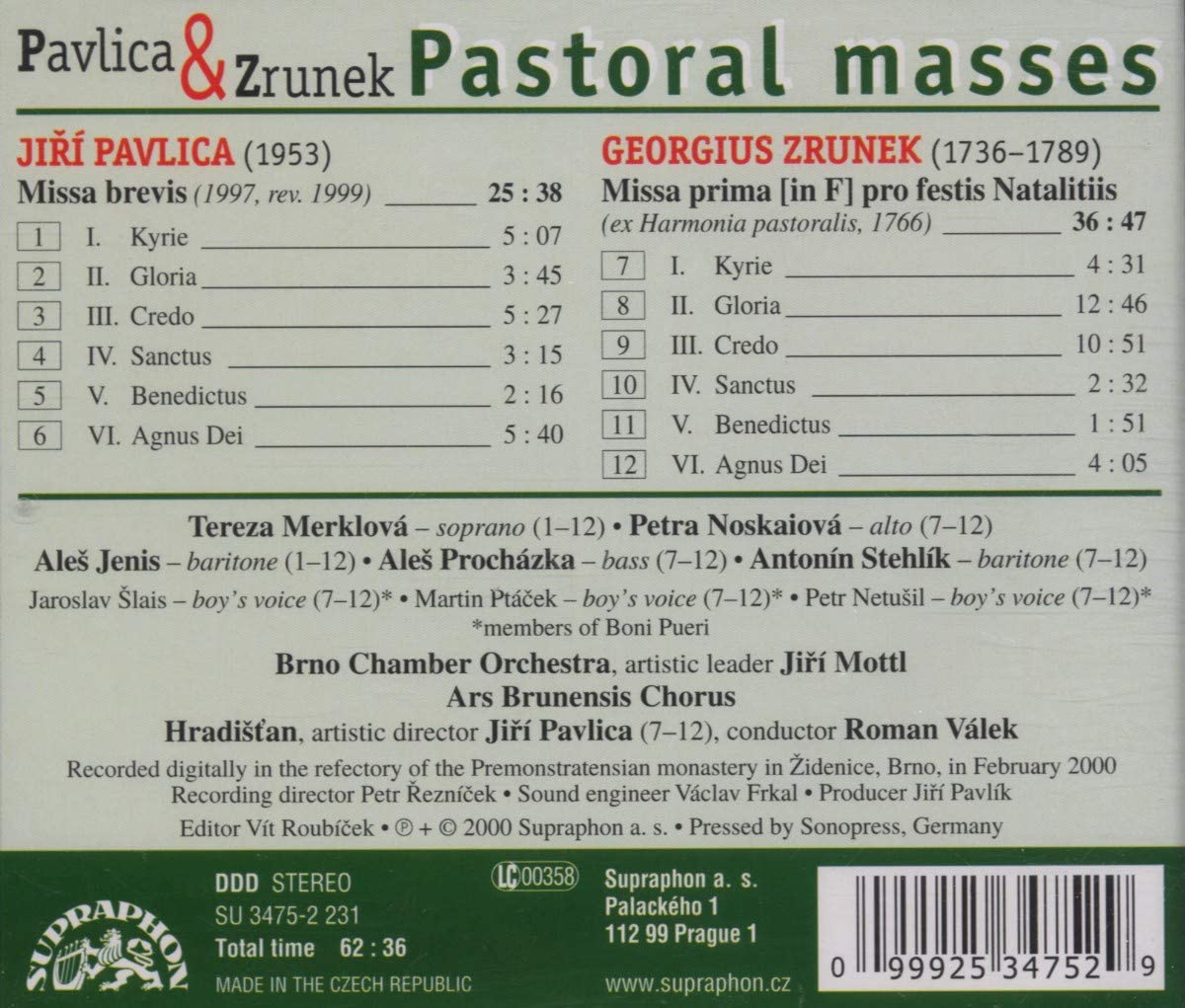 Pavlica,J/Zrunek,G. Patoral Masses