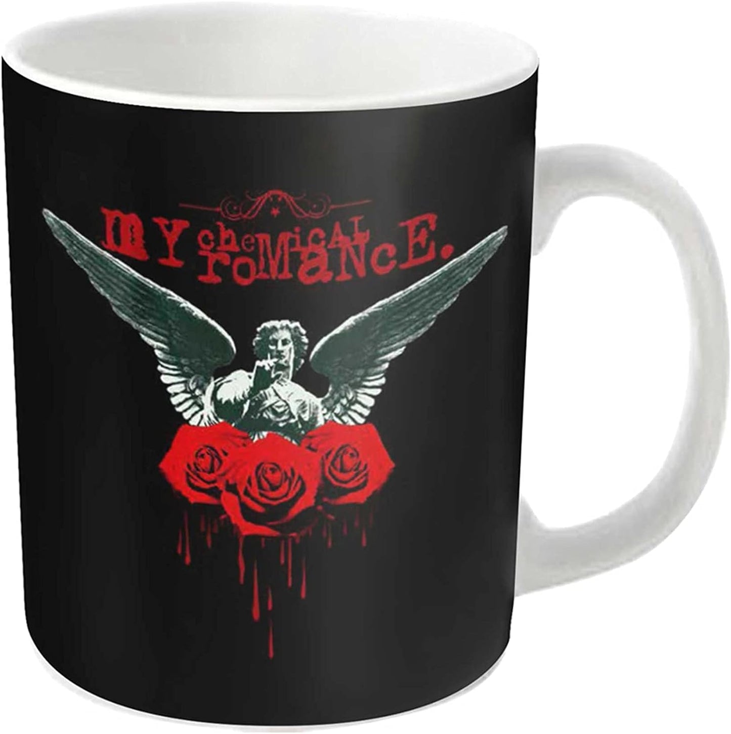 My Chemical Romance Mug Roses Band Logo Official White Boxed One Size