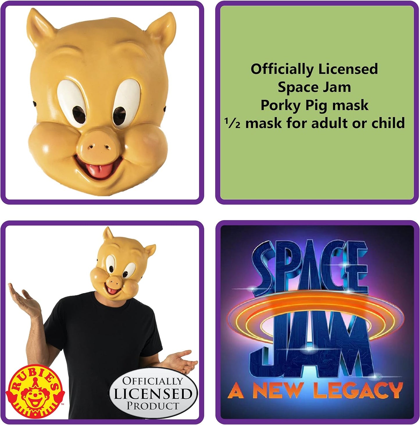 Rubie's Maschera Porky Pig (202608