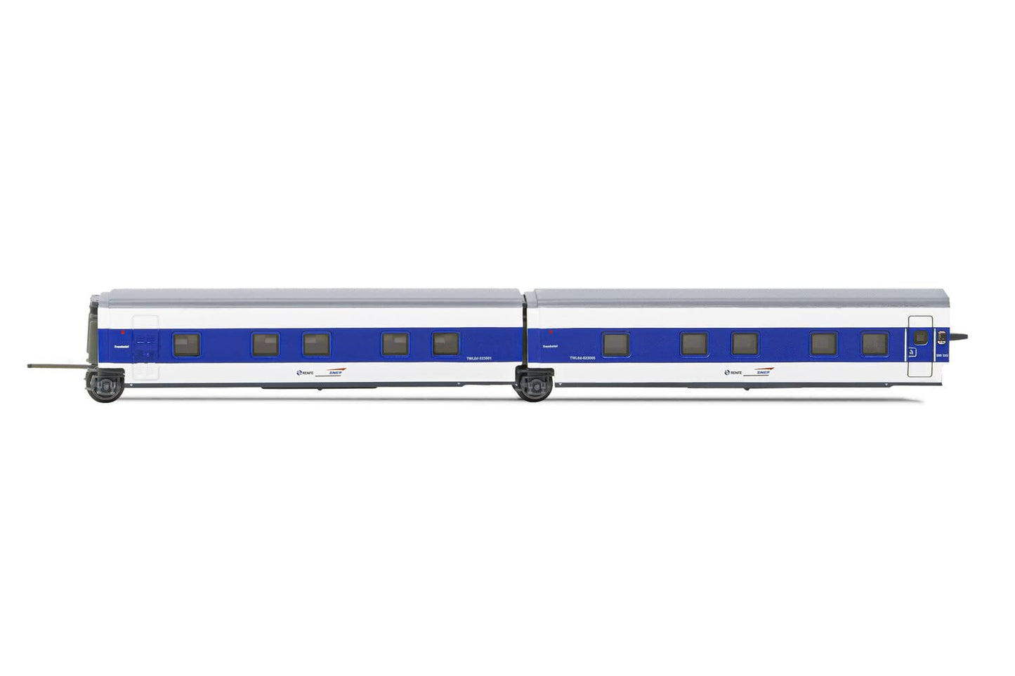 Arnold SBB, 3-unit pack ETR 610 intermediate coaches, ex Cisalpino livery, period VI