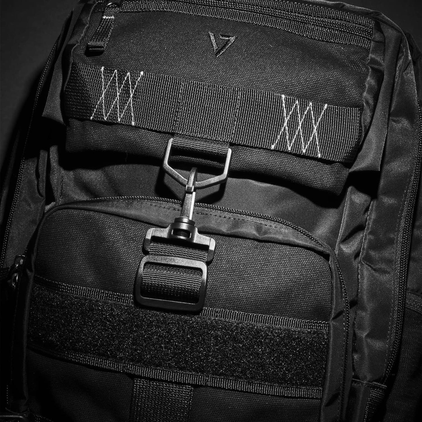 V7 CBX16-OPS-BLK 16" Elite Black Ops Backpack Laptop Case - Weather Resistant, Slim Bag; Black