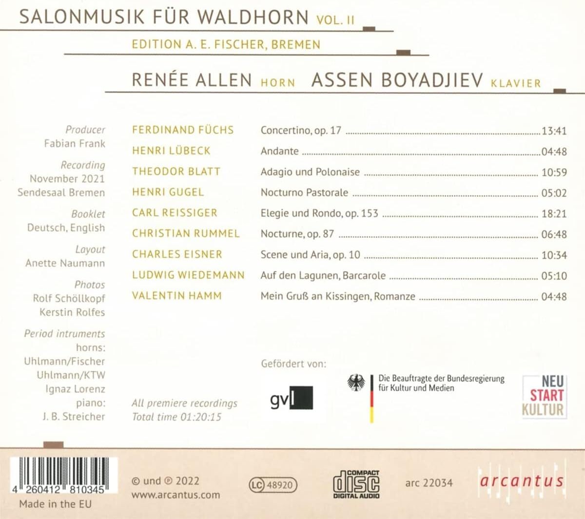Salonmusik Für Waldhorn. - Volume II