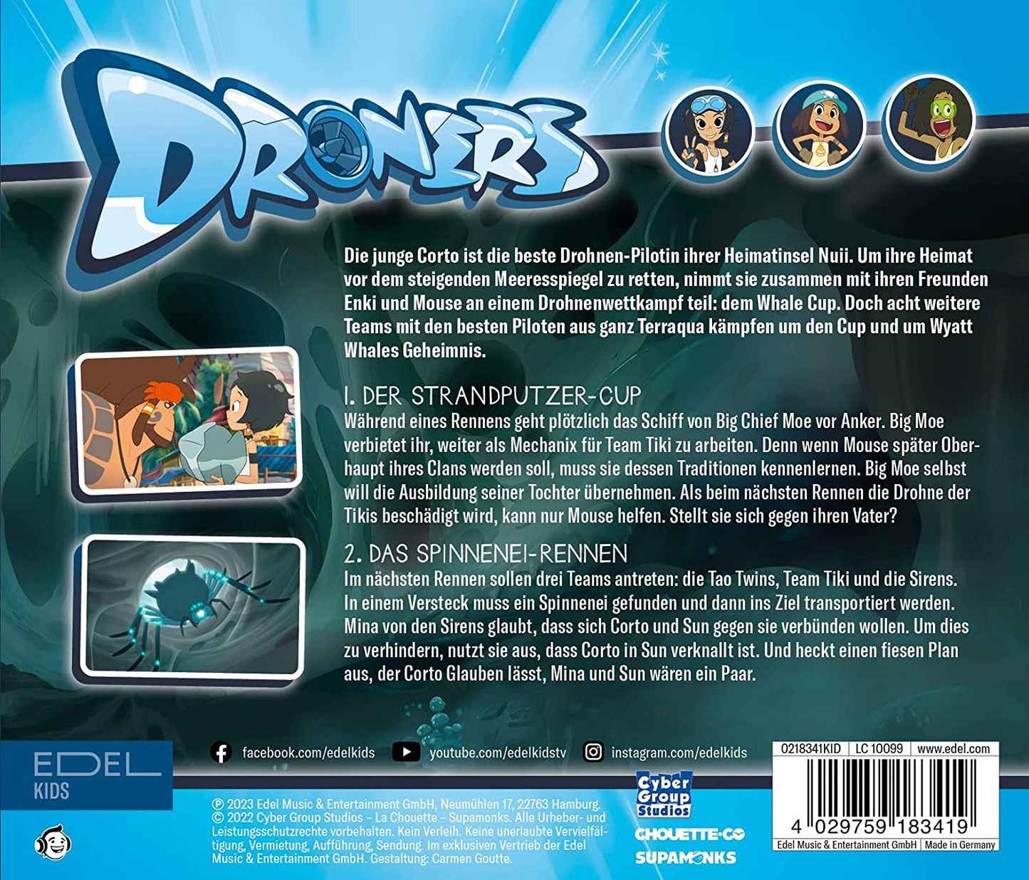 Droners - Die Hörspiel-Box mit den Folgen 4 - 6 - Die Original-Hörspiele zur TV-Serie