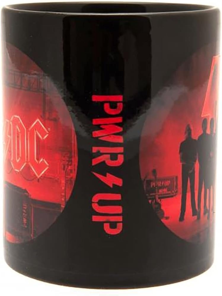 AC/DC Pwr Up Mug One Size Black/Red