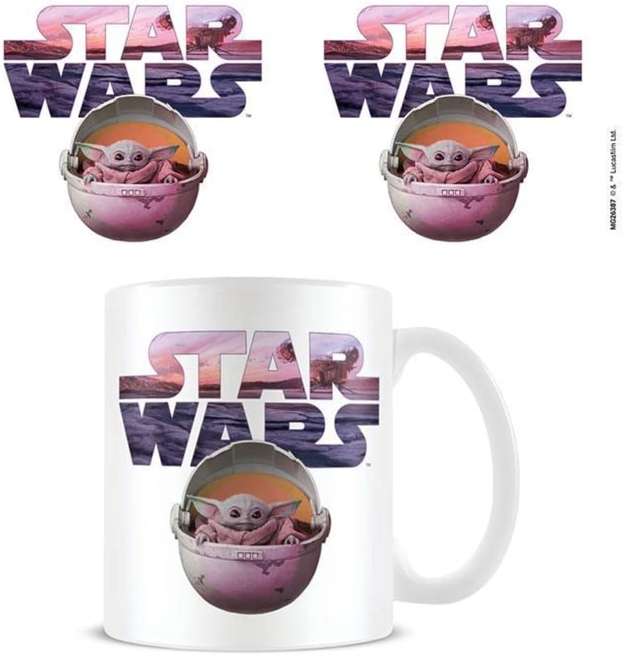 Star Wars The Mandalorian Baby Yoda Cradle Mug