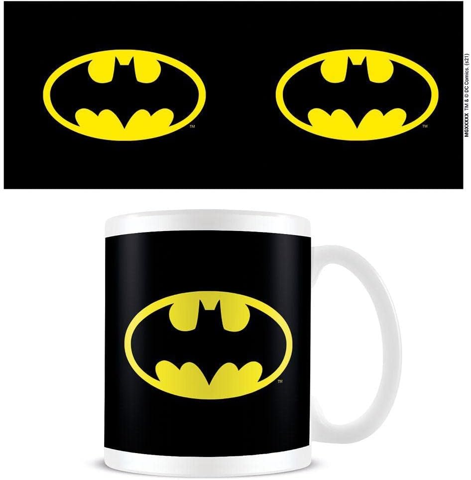 Batman - Kaffeebecher, Logo (Einheitsgröße) (Schwarz/Gelb