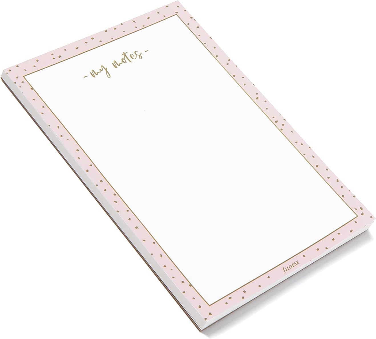Filofax My Notes A5 Notepad - Confetti, White