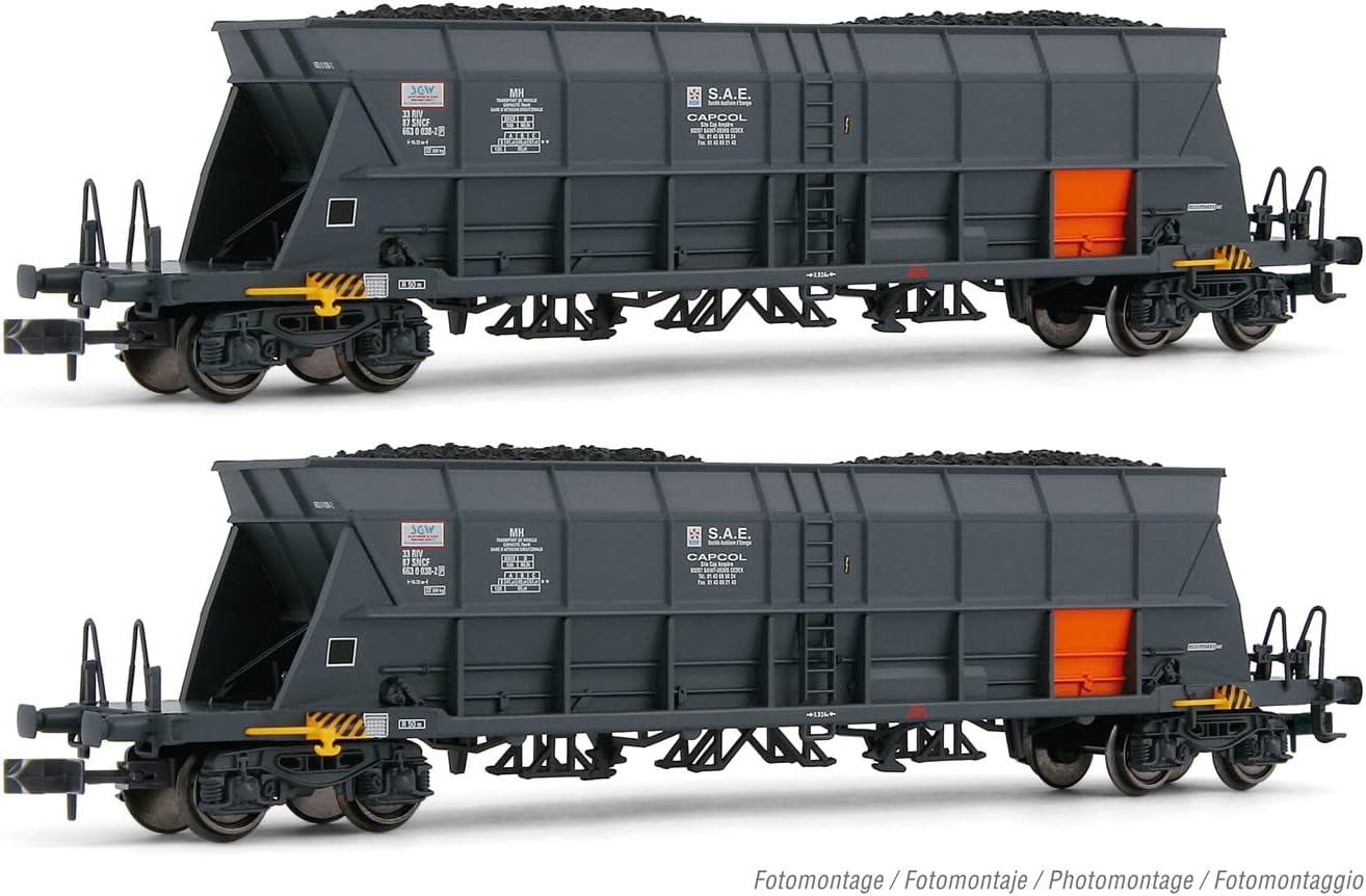 Arnold RENFE, 2-unit pack 2-axle closed wagon J2 "vagones aislantes" period IV-V