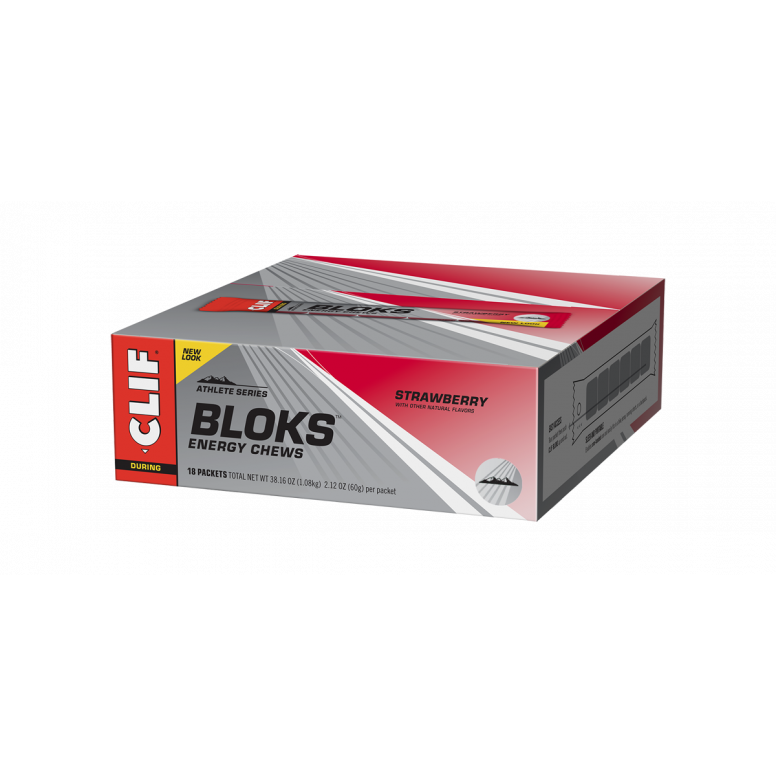 Clif Bloks Strawberry 18Pc