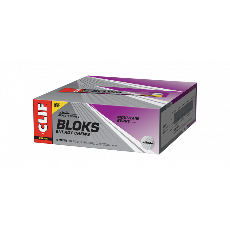 Clif Bloks Mountain Berry 18Pc