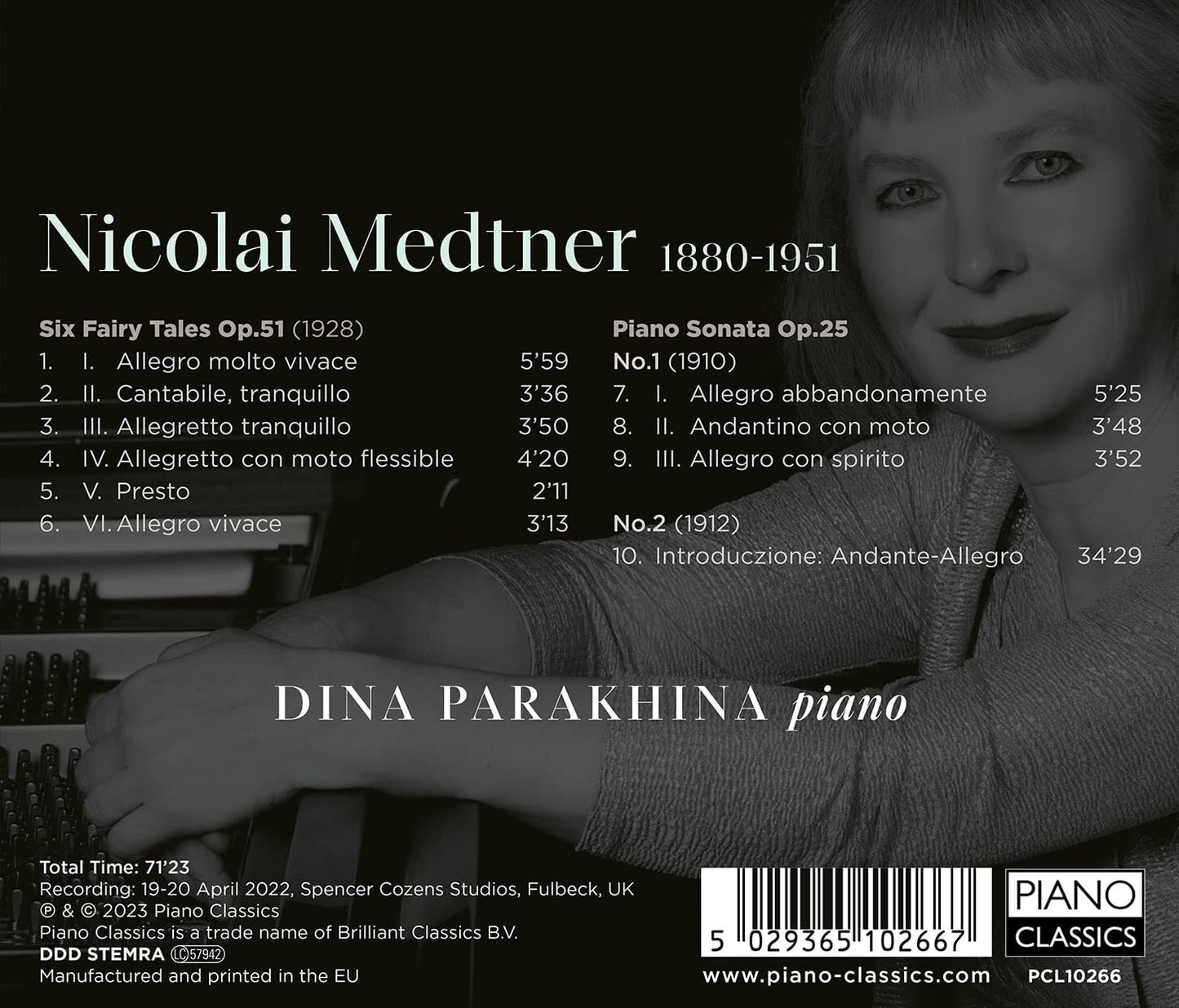 Medtner: Piano Sonatas Op. 25 Nos. 1 & 2/Six Fairy Tales Op. 51