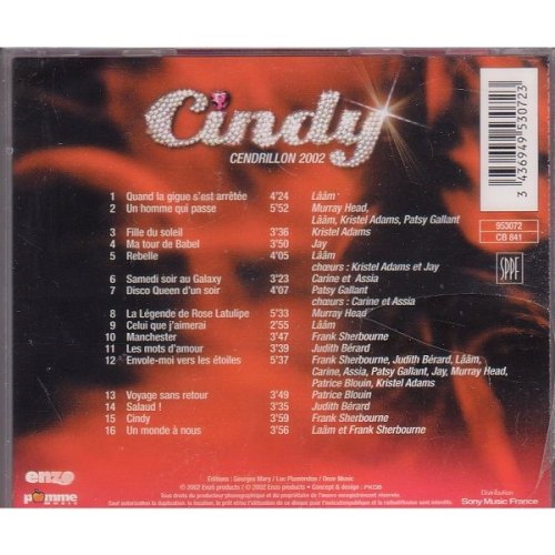 Cindy - French Concept Recording CD